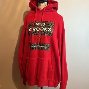 Crooks & Castles Red Men's Sweater
